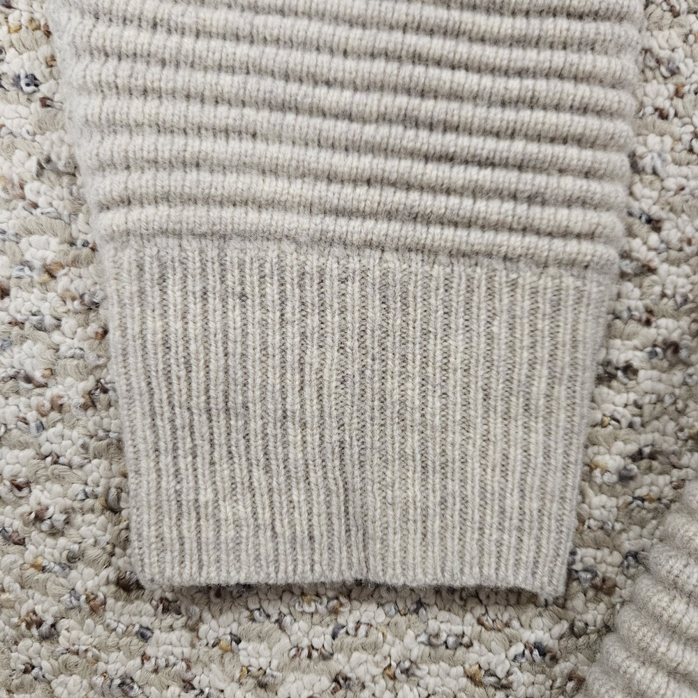 Madewell Skyscraper Merino Wool Mock Neck Long Sleeve Sweater Dress L - Picture 7 of 8